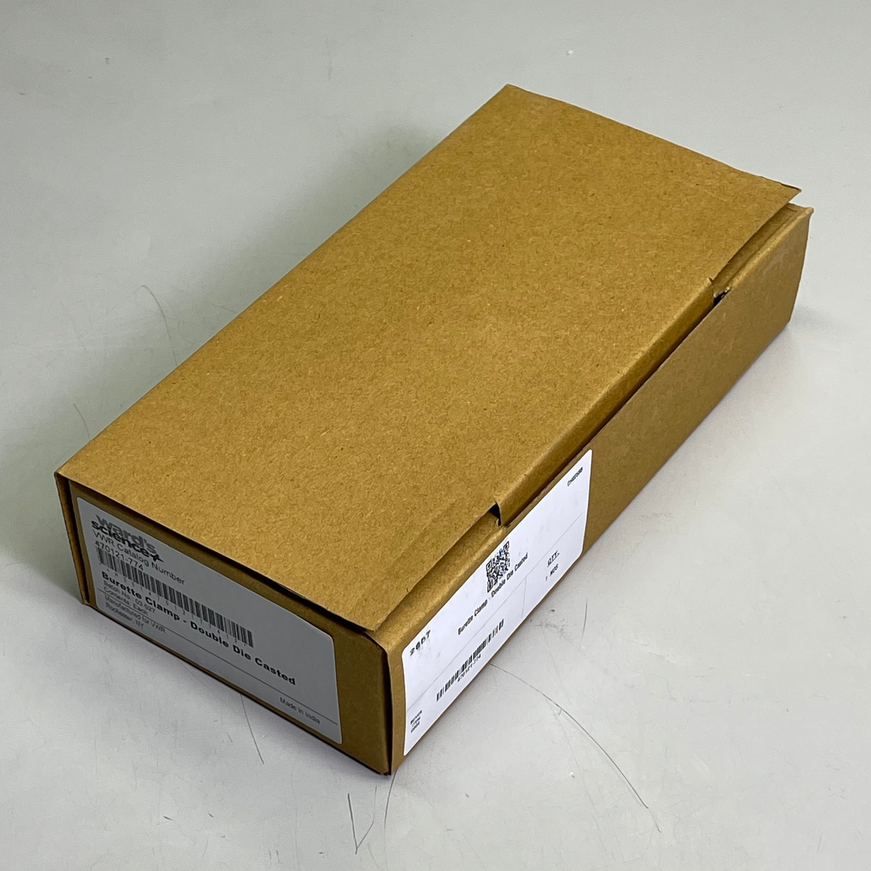 WARD'S SCIENCE Double Burette Clamp Vinylized Jaws Die Casted Blue 470121-774