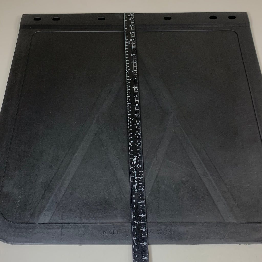 UNITED PACIFIC (2 PACK) Heavy Duty Rubber Mud 24"W x 24"L 3/8"Thick Black 10606B