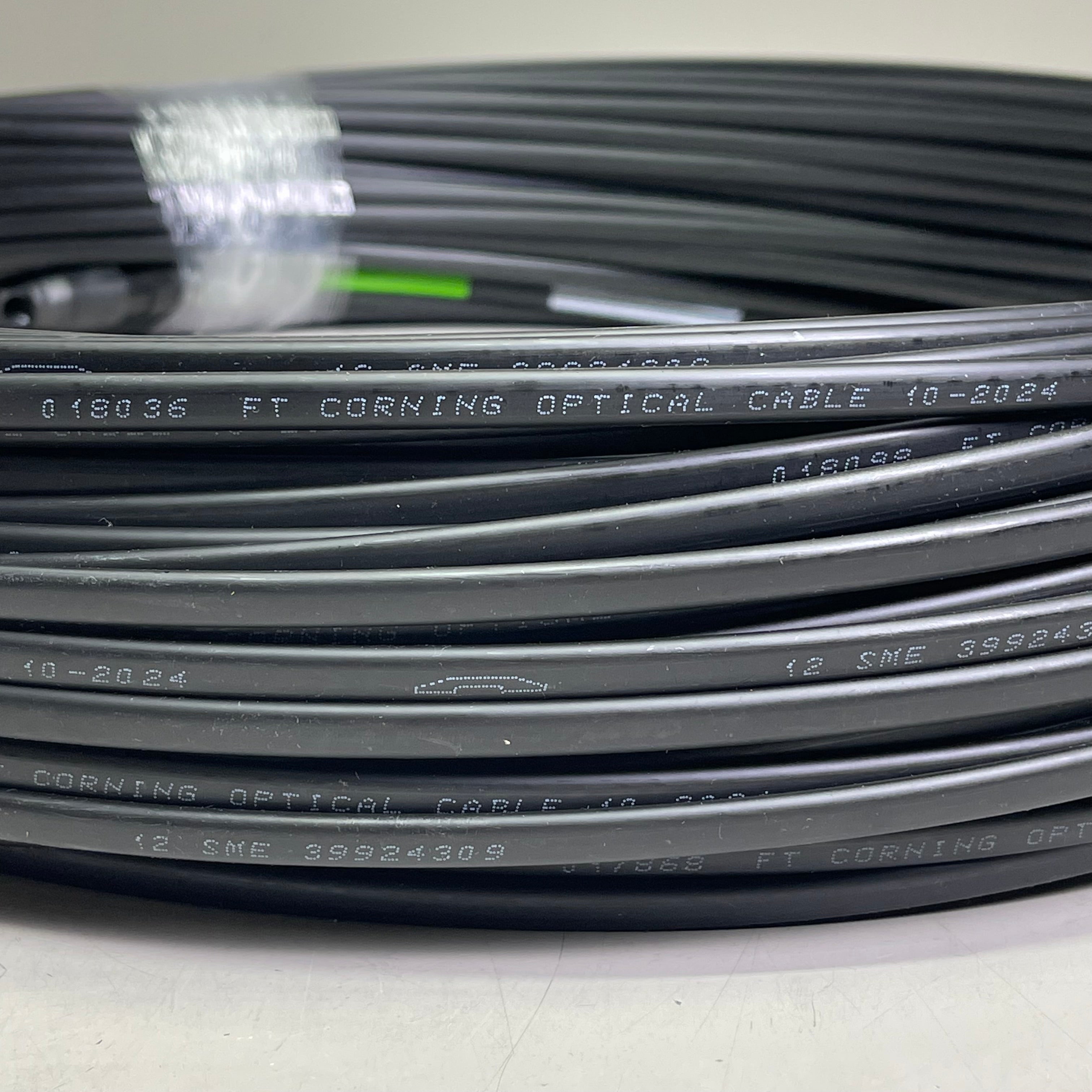 CORNING Fiber Optic Cable 12F FDRP CON2RMTA/XXX 500ft 00M112EB4D1E500F-P