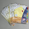 AVERY (12-PACK) Insertable Big Tab Dividers 3-Hole 8-Set Double-Sided Buff 11111