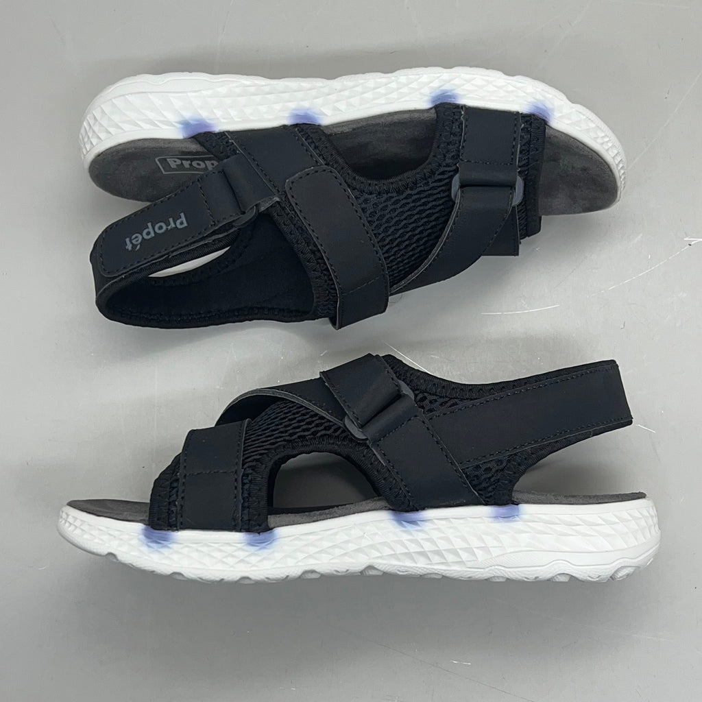 PROPET Travel Activ Sport Sandal Lightweight Women's Sz 7.5 W(D) Black As-is WST013P