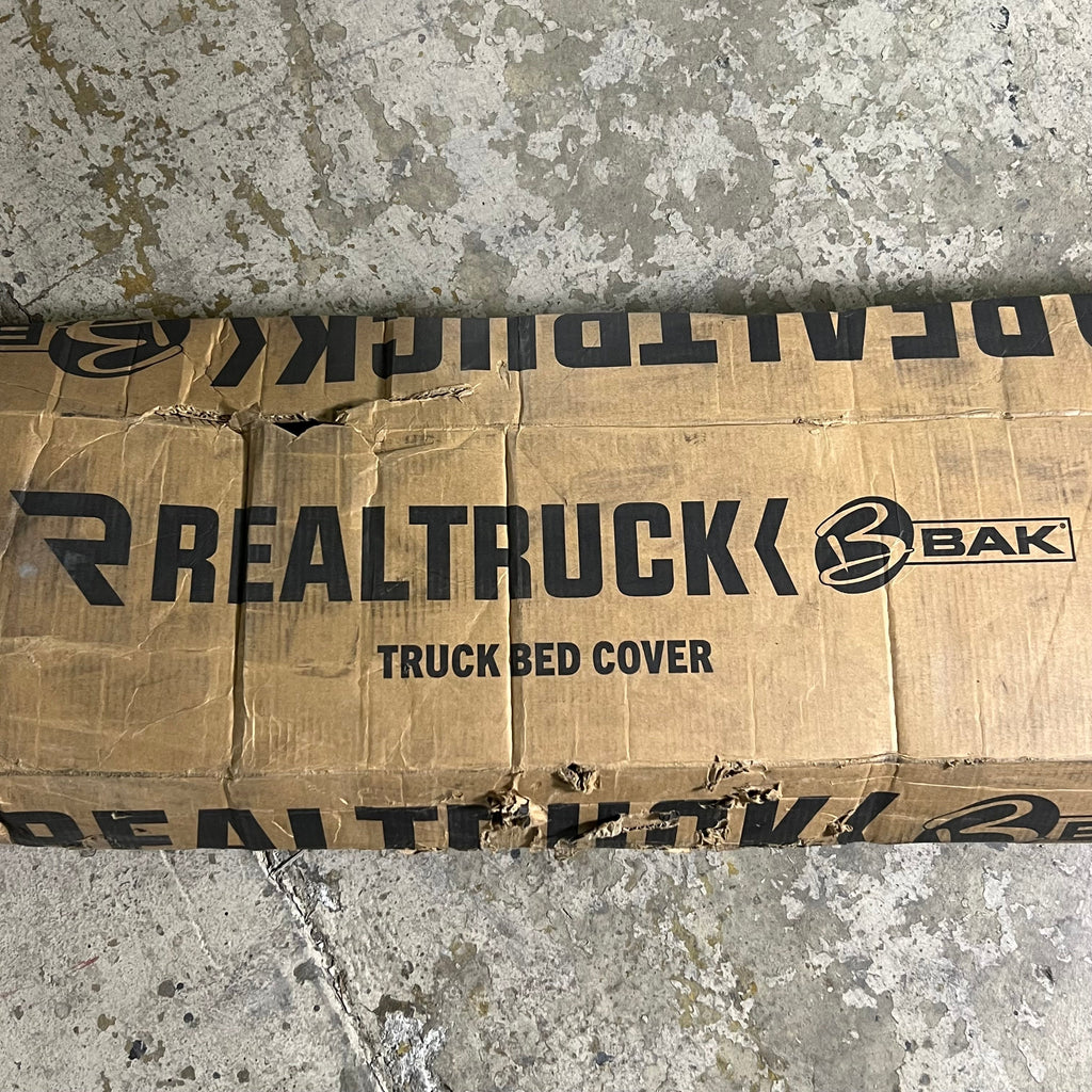 REALTRUCK Hard Rolling Truck Bed Tonneau Cover Sz 60” W Black 80134