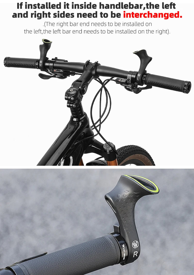 Ergonomic Design MTB Bicycle Road Gravel Mountain Bike Handlebar Bar Ends Gravel Bike Accessories Bike Grips