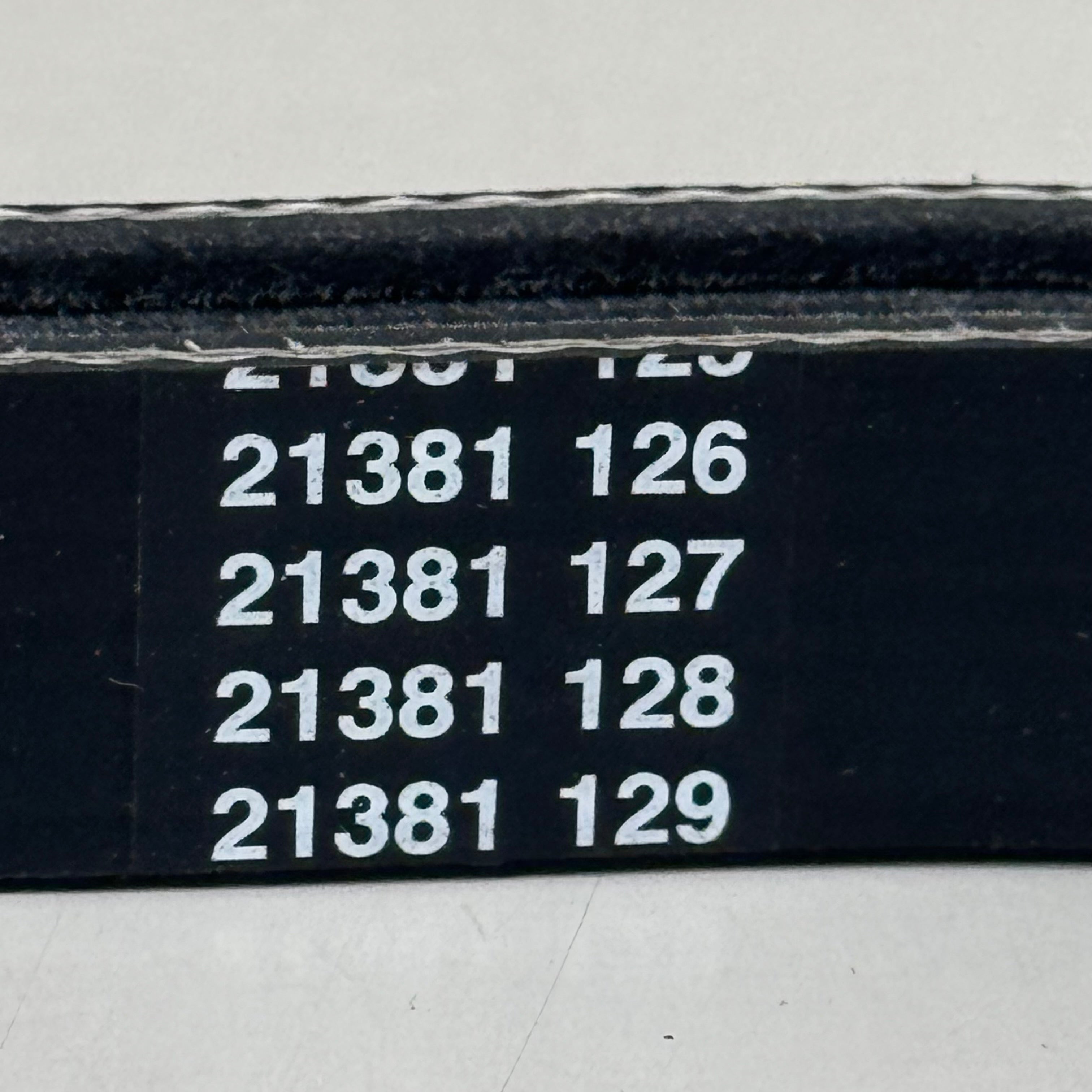 DAYCO Poly V Belt Standard Straight Rib SAE J1459, SAE J2432 Black 5060930