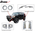 2006-2010 Hummer H3 Chrome Front & Rear Bumper Pillar Cover