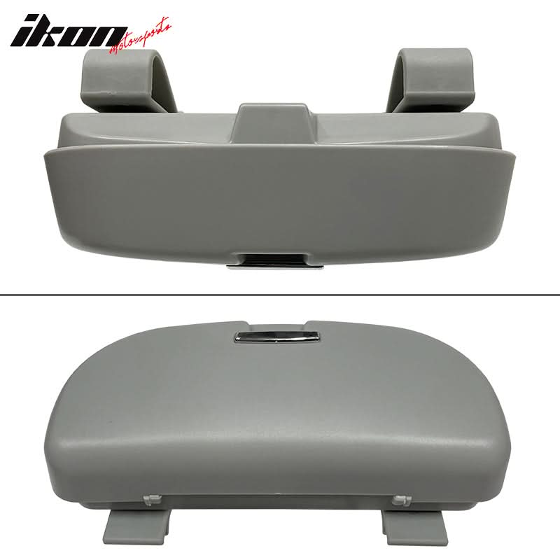 Universal Black Auto Car Sunglasses Holder Organizer Sun Visor Box ABS