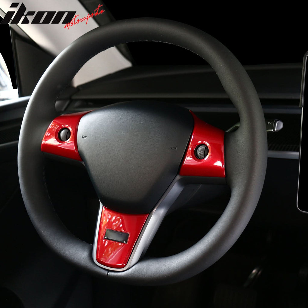 2017-2023 Tesla 3 & 20-23 Y Steering Wheel Trim ABS