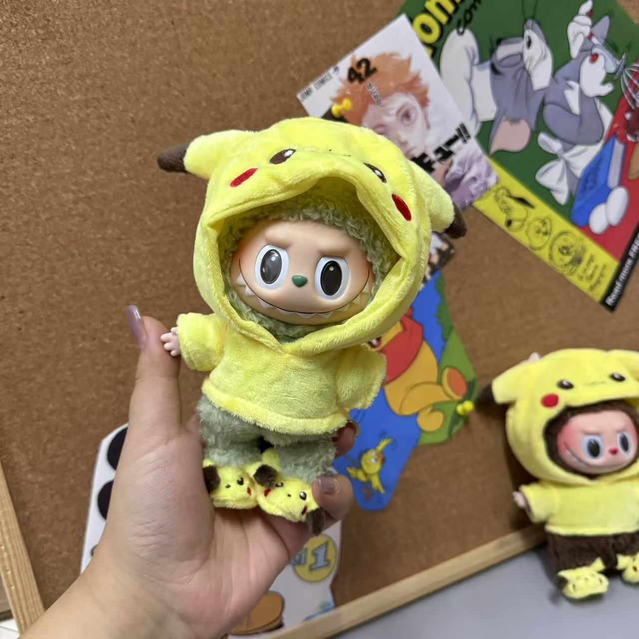 Cute Pikachu Baby Clothes 17cm Doll Clothes