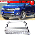 2015-2017 Chevy Colorado Stainless Steel Chrome Bull Bar Grille Guard