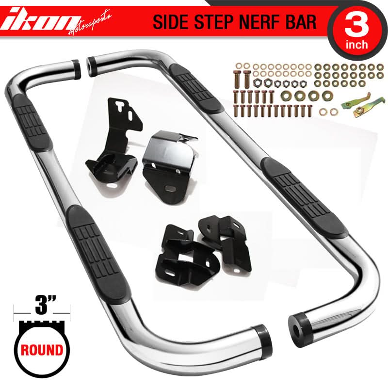 2009-2014 Ford F-150 Super Crew Cab 3'' Running Boards Stainless