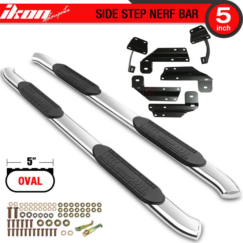 2015-2022 Ford F150 F250 F350 F450 Super Cab 5In Running Boards