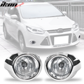 2012-2014 Ford Focus Factory Style Clear Lens Bumper Fog Light ABS