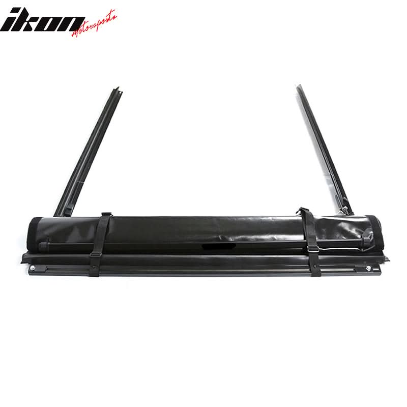 2005-2019 Nissan Frontier 72in Black Roll Up Tonneau Cover Vinyl