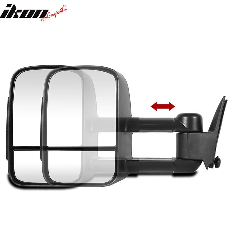 2003-2007 Chevy Silverado Power Heated LED Signals Tow Mirrors