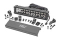 12-Inch Cree LED Light Bar - (Dual Row | Black Series w/ White DRL)