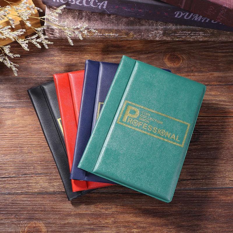 120 Pockets Coins Collection Album Book Penny Coin Storage Bag Mini Coin Money Album Collection Book Coin Holders Collector Gift For Loved Ones
