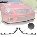 2009-2015 Cadillac CTS V KPE Style Front Bumper Lip Carbon Fiber