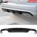 2008-2011 Benz C Class W204 C63 OE Style Rear Diffuser Carbon Fiber