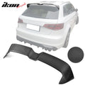 2014-2018 Audi A3 8V Hatchback JC Style Rear Roof Spoiler Carbon Fiber