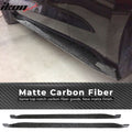2015-2023 Ford Mustang S550 Coupe JC Side Skirts Forged Carbon Fiber
