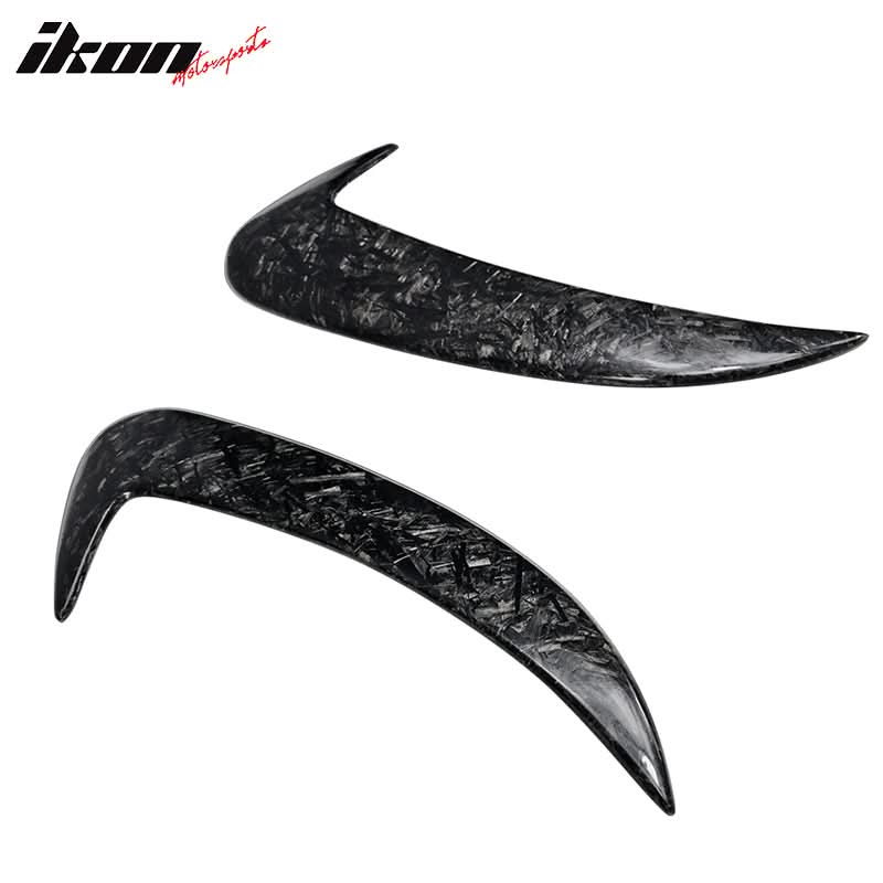 2015-2018 Benz W205 C Class JC Rear Bumper Vents Forged Carbon Fiber