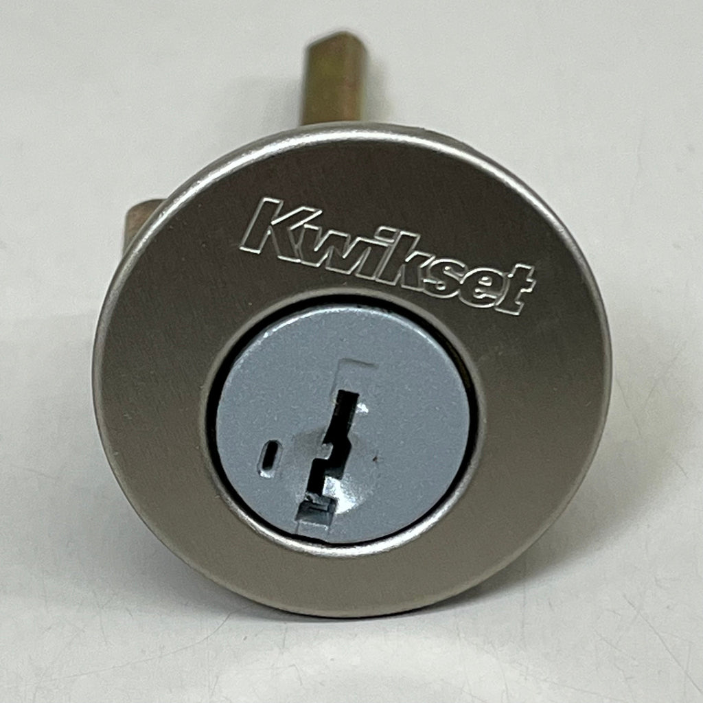 KWIKSET Dakota Exterior Door Handle Deadbolt Keyed One Side Set Satin Nickel 96870-119