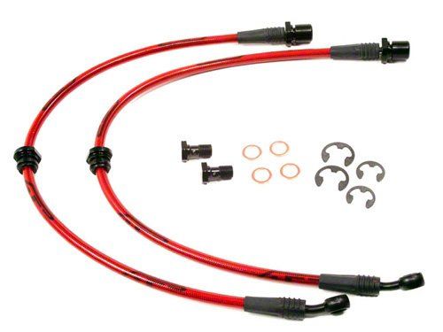 Agency Power Acura RSX 02+ Steel SS Braided Brake Lines Set Rear
