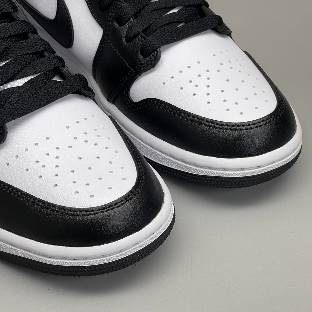 NIKE AIR JORDAN 1 Mid Panda Shoe Women's Sz 8.5 Black / White DV0991-101 (New)