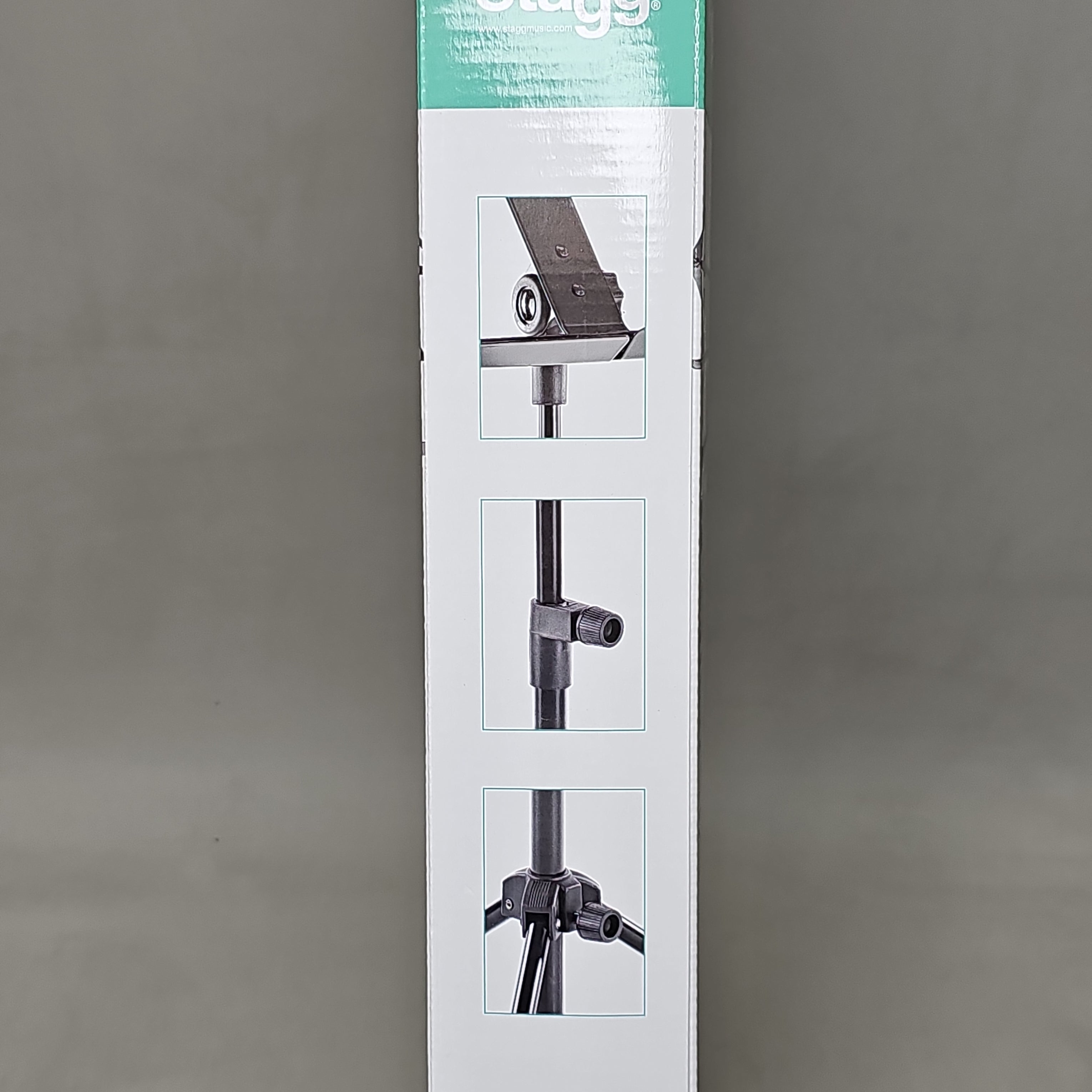 STAGG Economy Foldable Music Stand MUSQ2 Black (New)