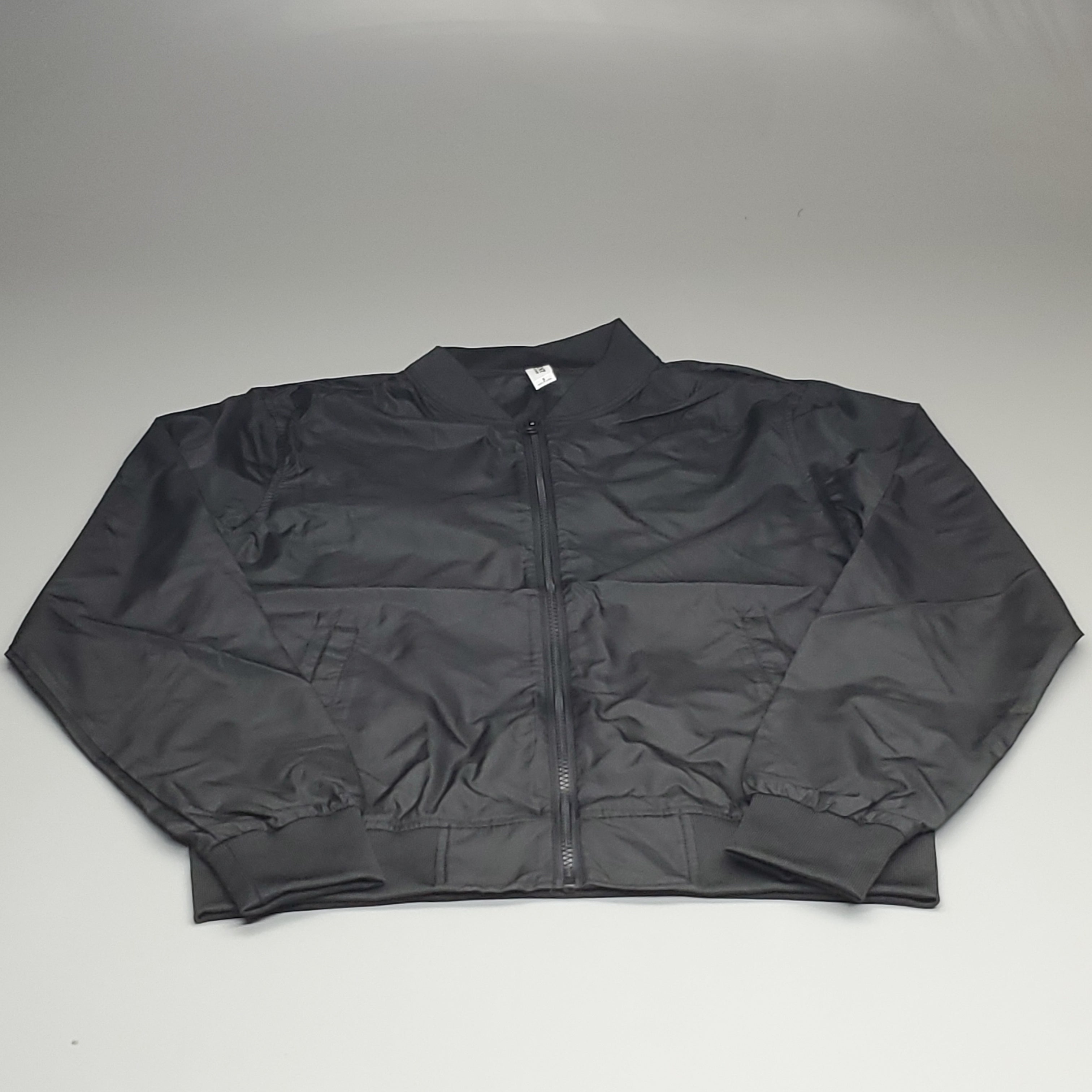INDEPENDENT TRADING CO. Men's Lightweight Bomber Jacket Sz S Black (New)
