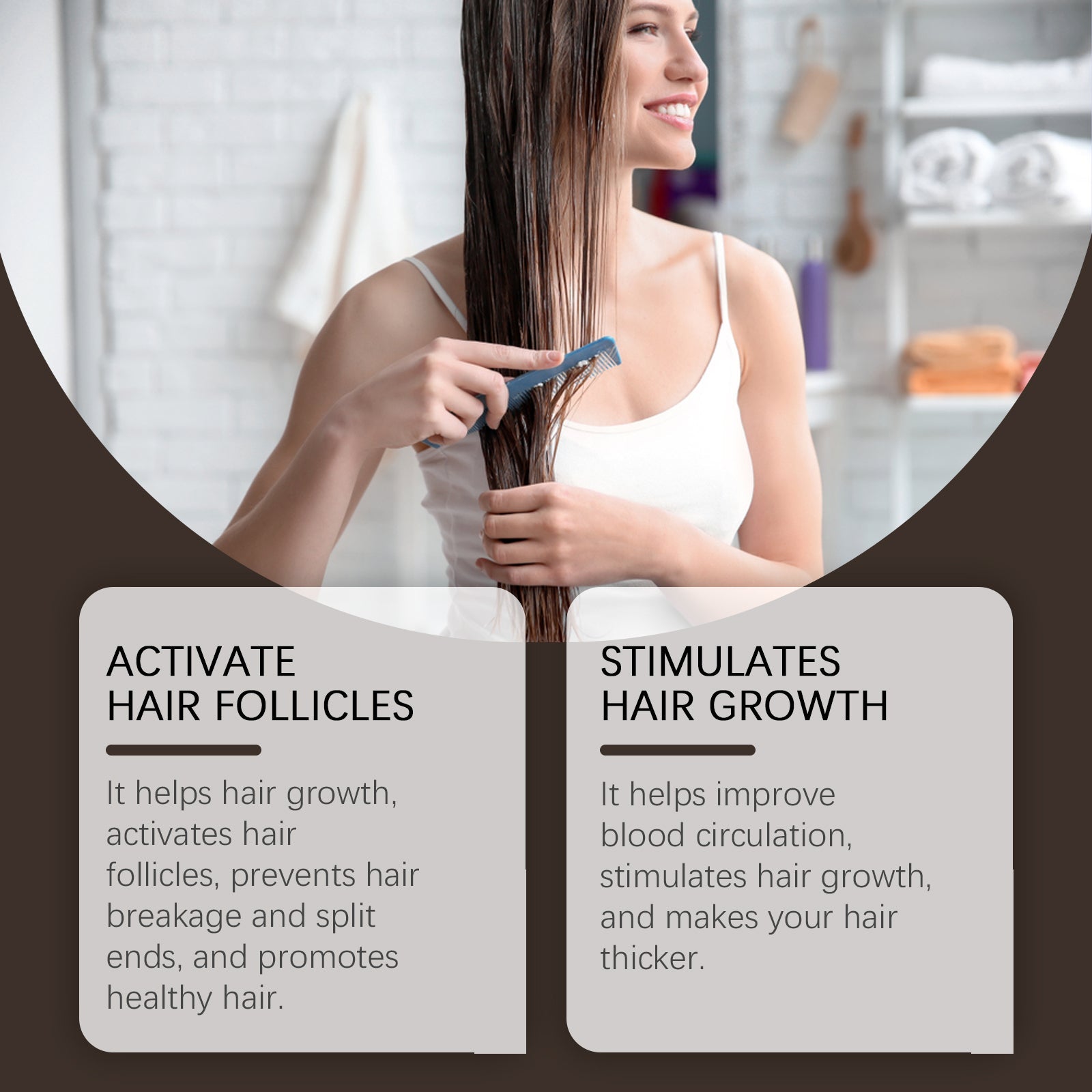 Hair Treatment Spray Strengthens Hair, Nourishes Scalp, Takes Care Of Frizz, Softens And Brightens