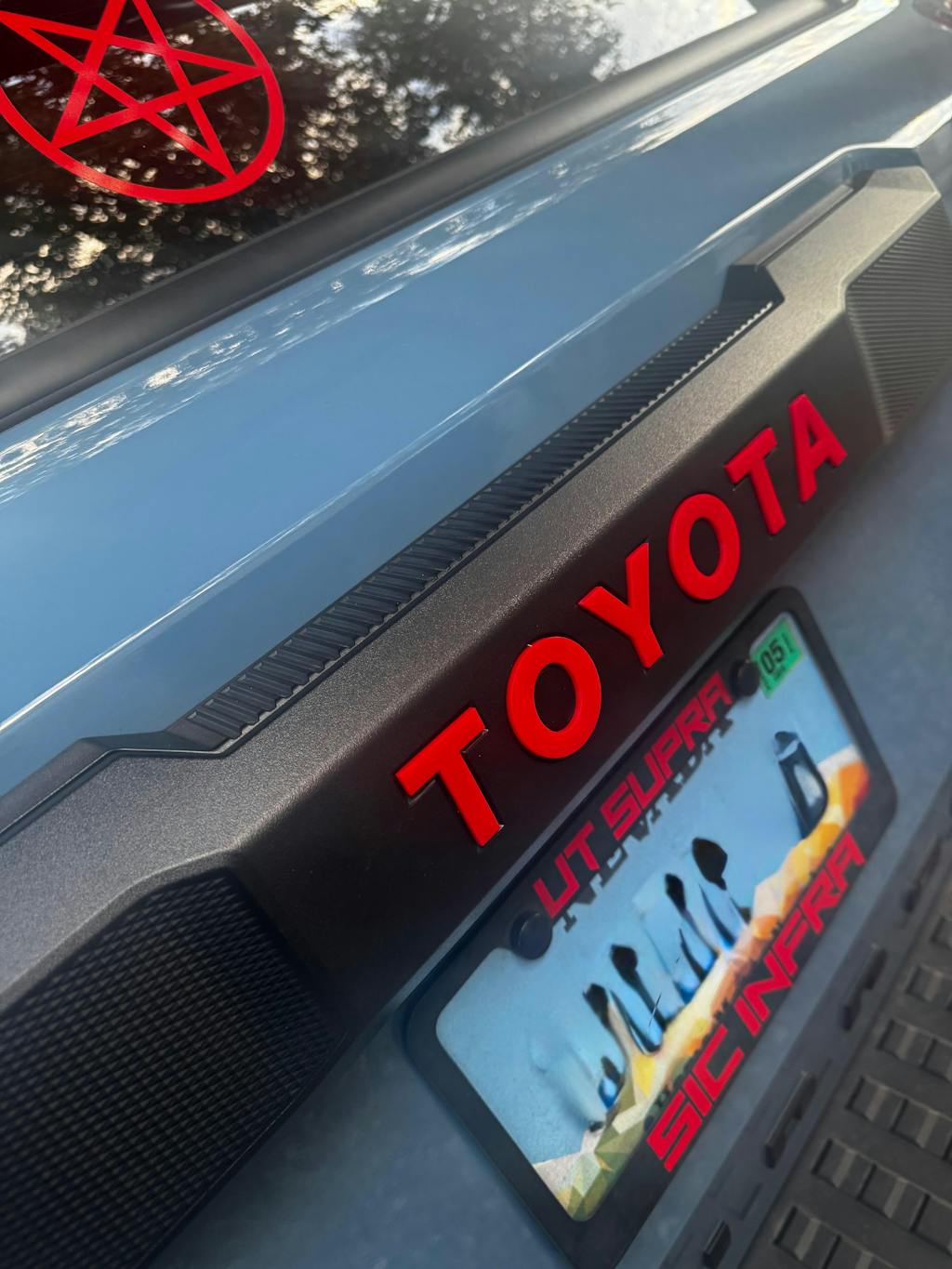 TOYOTA Rear Hatch Liftgate Acrylic Emblem Inlays - 2025+ 4Runner