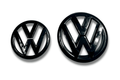 VW Golf 6 - Base, GTI, R - Gloss Black Emblem Set (2008-2012)