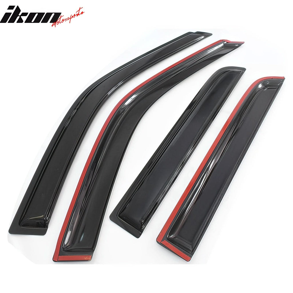 1997-2001 Honda CRV Smoke Tinted Slim Style Window Visors Acrylic