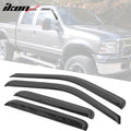 1999-2016 Ford F250 F350 F450 F550 Super Duty Crew Cab Window Visors