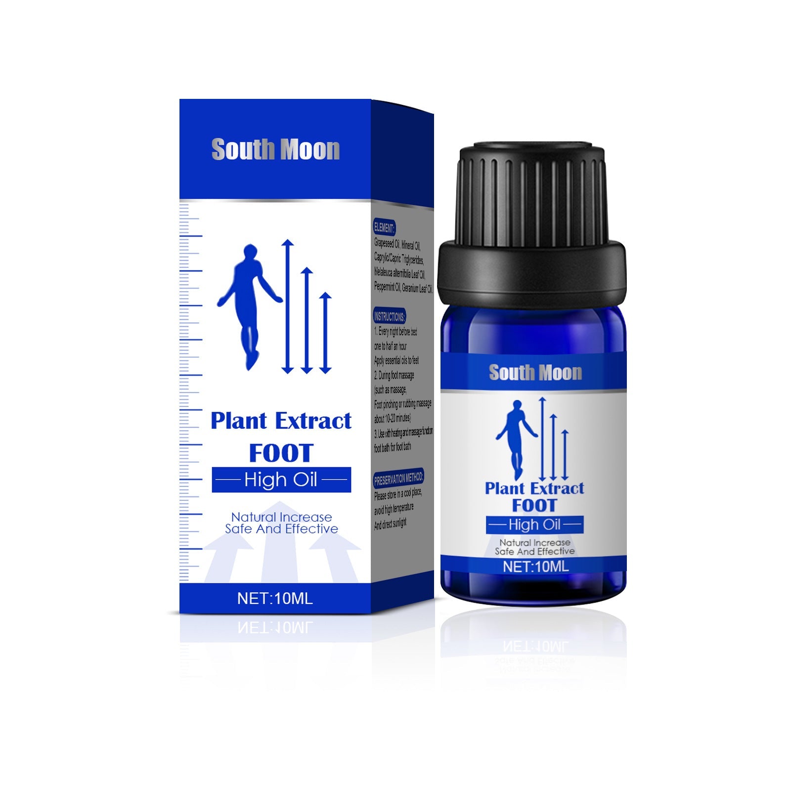 Plant Health High Essence Oil Plantar Acupoint Stimulation Health Long Massage Essential Oil Height Growth Care Oil