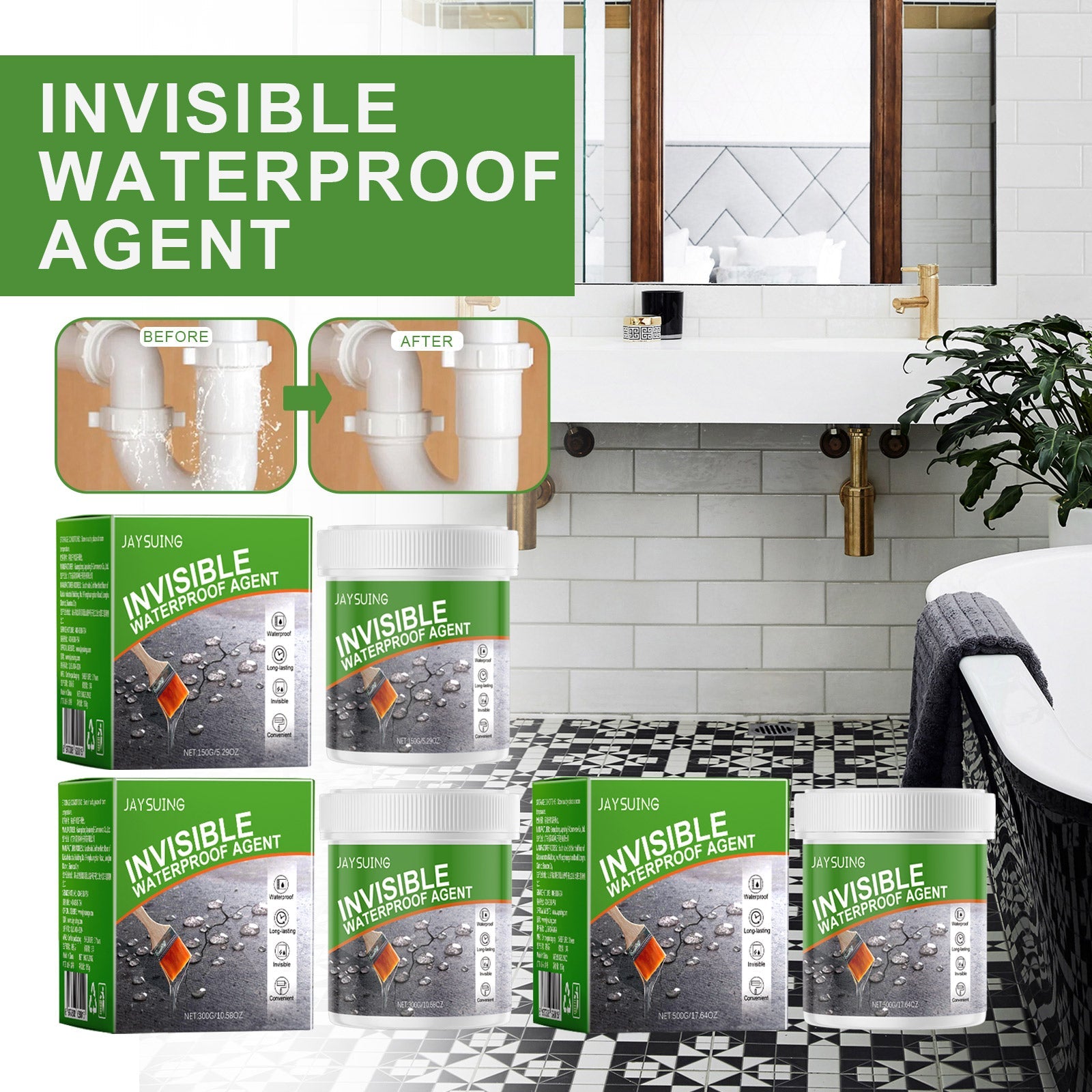 Transparent Waterproof Adhesive External Wall Roof Tile Wall Leak Repair Glue Multi-Purpose Sealing And Leak Proof Glue