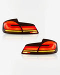 BMW 5-Series F10 F18 Clear (G30 Style) Tail Lights 2011-2017