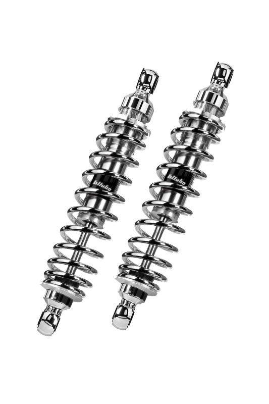 Bitubo Suspension Bitubo WMB0 Twinshocks Adjustable: Spring Preload, Length 341mm, Chrome Edition T0031WMB03