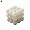 1pc Cube Wax Fragrance Candle Bougie Rose Scented Candles Cute Wax Candles Cube Scented Candle Handmade Decorative Candle Hand Poured Scented Candle Home Decor Candle for Bedroom Aesthetic  Home Geometric Decoration Cube Wax Fragrance Candle