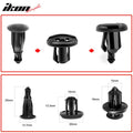 Universal 10PCS 10mm Rivet Fastener Bumper Retainer Screw Fender Nylon