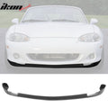 2001-2005 Miata MX-5 RS Style Unpainted Black Front Bumper Lip PU