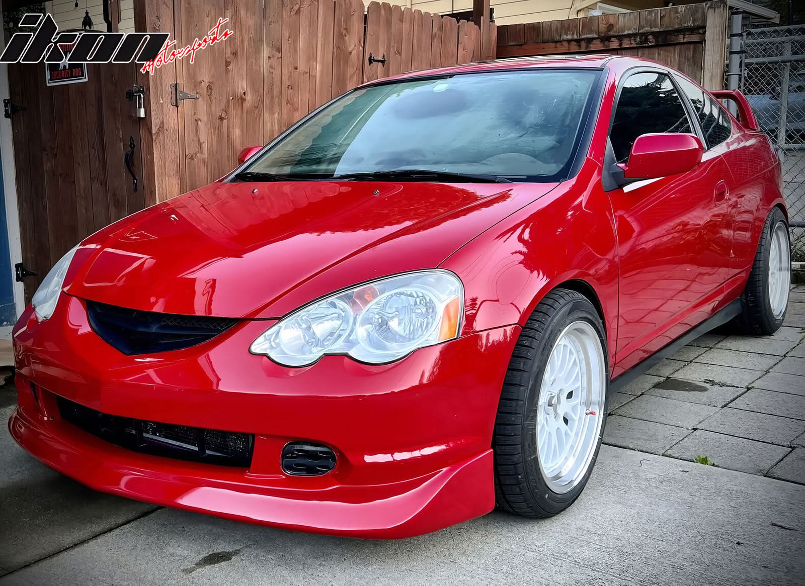 2002-2004 Acura RSX Front Lip Mugen Style Unpainted Lip Spoiler PU