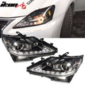 2006-2014 Lexus IS250 IS350 IS-F Facelift Style Headlights - Black