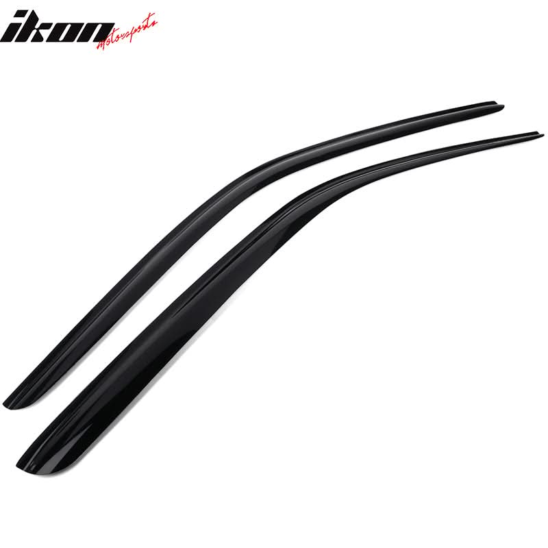 2008-2024 Dodge Challenger Slim Style Tape On Acrylic Window Visor 2PC