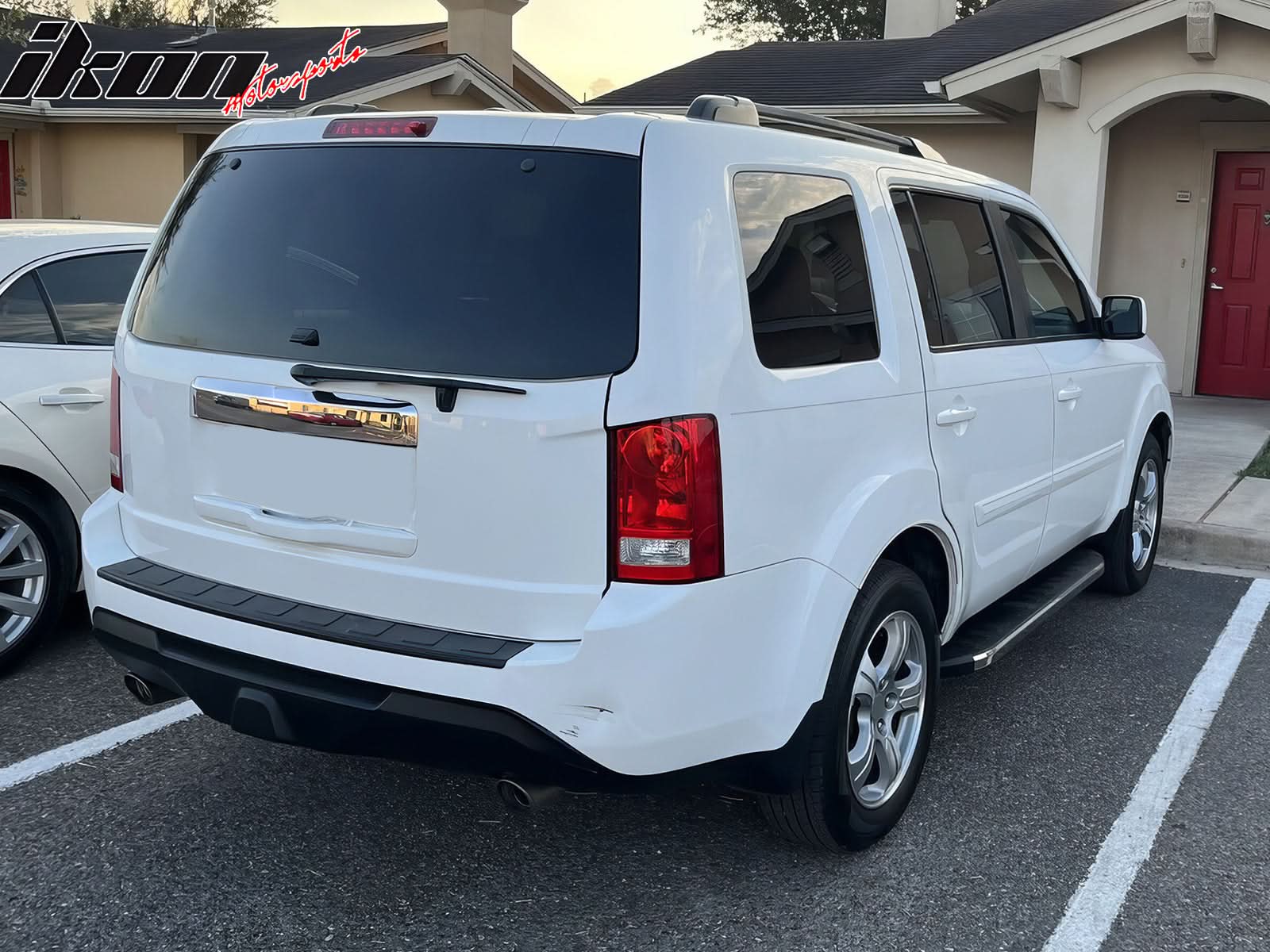 2009-2015 Honda Pilot Running Boards OE Style Black Silver Aluminum