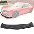 2010-2013 Camaro V8 SS Z28 Style Unpainted Black Front Bumper Lip PU
