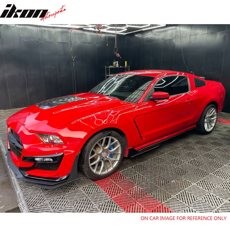 2010-2014 Ford Mustang GT500 Style Unpainted Front Hood Panel Aluminum