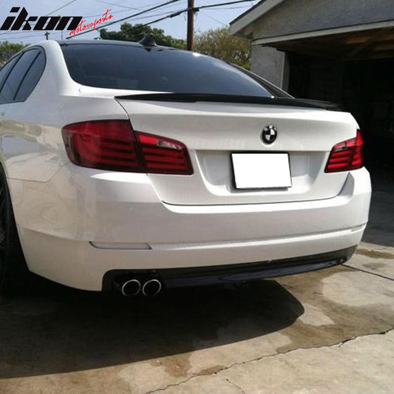 2011-17 BMW F10 5 Series Performance Matte Black Rear Spoiler Wing ABS