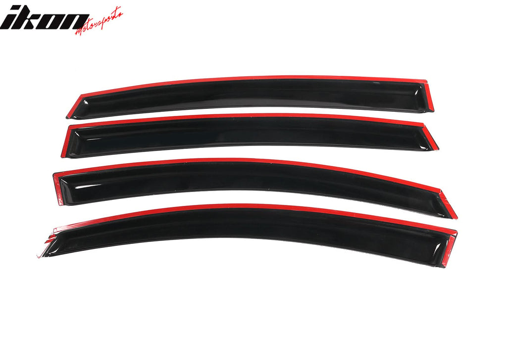 2012-2016 Subaru Impreza 13-17 XV Crosstrek Window Visors Acrylic